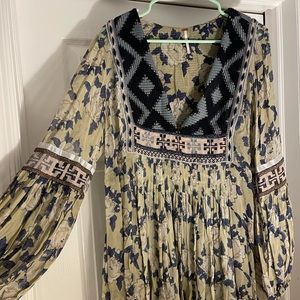 Free People Boho Midi Dress (M/L)